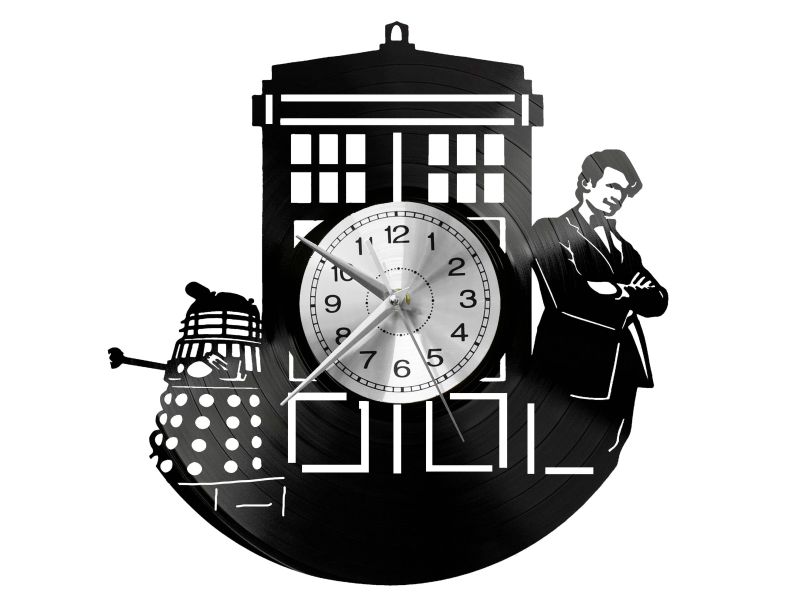 Doctor Who Vinyl Zegar Ścienny Płyta Winylowa Nowoczesny Dekoracyjny Na Prezent Urodziny