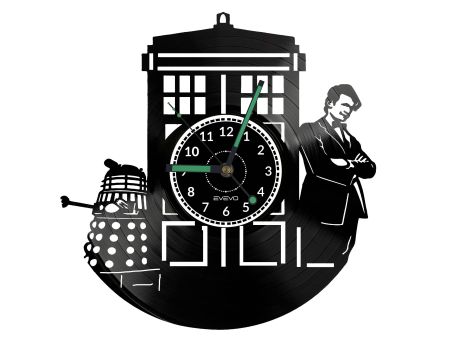 Doctor Who Vinyl Zegar Ścienny Płyta Winylowa Nowoczesny Dekoracyjny Na Prezent Urodziny