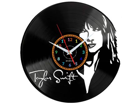 Taylor Swift Vinyl Zegar Ścienny Płyta Winylowa Nowoczesny Dekoracyjny Na Prezent Urodziny