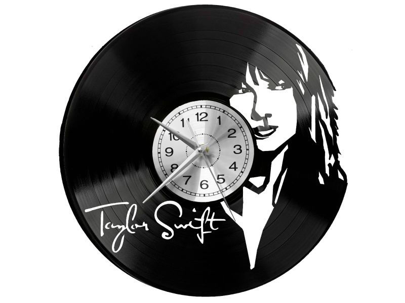 Taylor Swift Vinyl Zegar Ścienny Płyta Winylowa Nowoczesny Dekoracyjny Na Prezent Urodziny