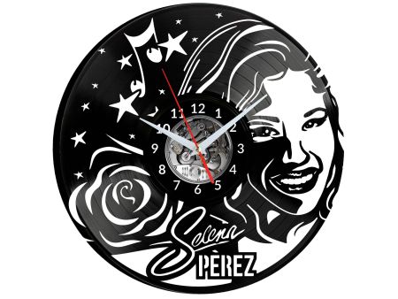 Selena Quintanilla-Pérez Vinyl Zegar Ścienny Płyta Winylowa Nowoczesny Dekoracyjny Na Prezent Urodziny