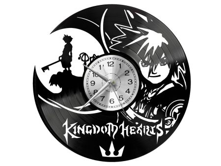 Kingdom Hearts Vinyl Zegar Ścienny Płyta Winylowa Nowoczesny Dekoracyjny Na Prezent Urodziny