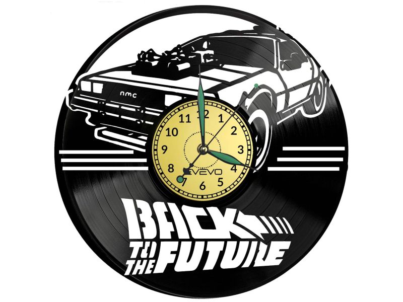 Back to the Future Vinyl Zegar Ścienny Płyta Winylowa Nowoczesny Dekoracyjny Na Prezent Urodziny