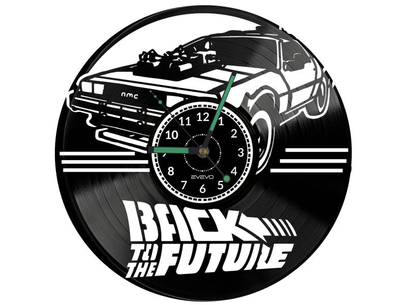 Back to the Future Vinyl Zegar Ścienny Płyta Winylowa Nowoczesny Dekoracyjny Na Prezent Urodziny