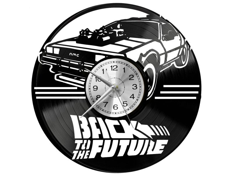 Back to the Future Vinyl Zegar Ścienny Płyta Winylowa Nowoczesny Dekoracyjny Na Prezent Urodziny