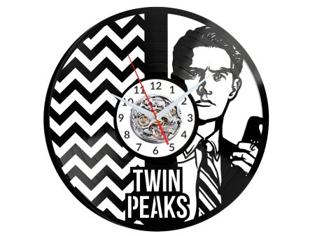 Twin Peaks Vinyl Zegar Ścienny Płyta Winylowa Nowoczesny Dekoracyjny Na Prezent Urodziny