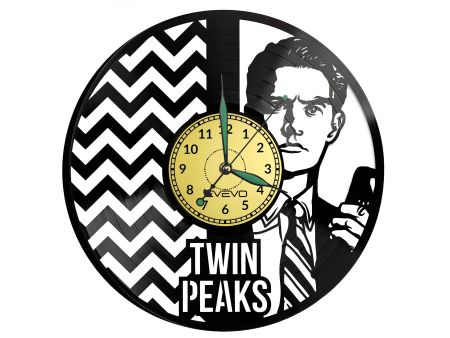 Twin Peaks Vinyl Zegar Ścienny Płyta Winylowa Nowoczesny Dekoracyjny Na Prezent Urodziny