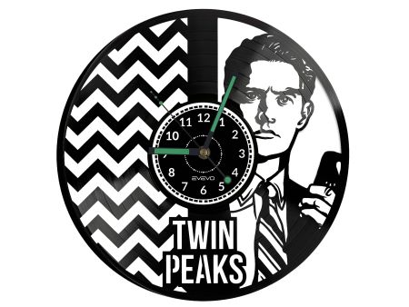 Twin Peaks Vinyl Zegar Ścienny Płyta Winylowa Nowoczesny Dekoracyjny Na Prezent Urodziny