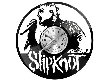 Slipknot Vinyl Zegar Ścienny Płyta Winylowa Nowoczesny Dekoracyjny Na Prezent Urodziny