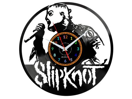 Slipknot Vinyl Zegar Ścienny Płyta Winylowa Nowoczesny Dekoracyjny Na Prezent Urodziny