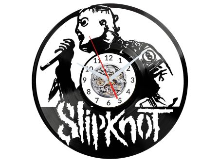 Slipknot Vinyl Zegar Ścienny Płyta Winylowa Nowoczesny Dekoracyjny Na Prezent Urodziny