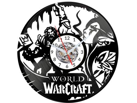 World Of Warcraft Vinyl Zegar Ścienny Płyta Winylowa Nowoczesny Dekoracyjny Na Prezent Urodziny