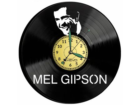 Mel Gibson Vinyl Zegar Ścienny Płyta Winylowa Nowoczesny Dekoracyjny Na Prezent Urodziny