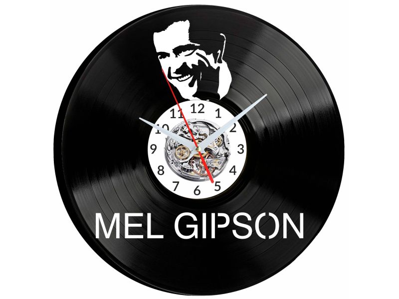 Mel Gibson Vinyl Zegar Ścienny Płyta Winylowa Nowoczesny Dekoracyjny Na Prezent Urodziny