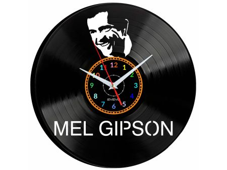 Mel Gibson Vinyl Zegar Ścienny Płyta Winylowa Nowoczesny Dekoracyjny Na Prezent Urodziny