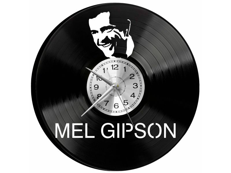 Mel Gibson Vinyl Zegar Ścienny Płyta Winylowa Nowoczesny Dekoracyjny Na Prezent Urodziny