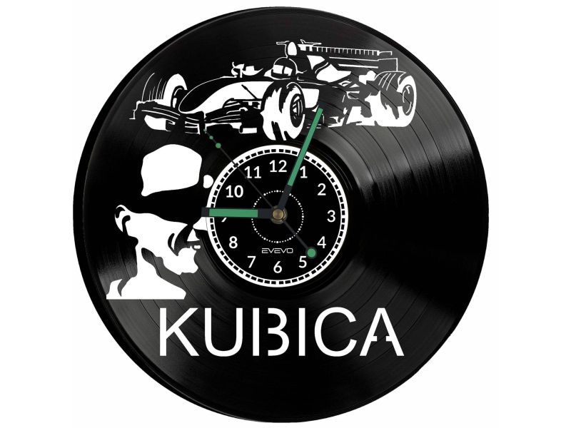 Kubica Vinyl Zegar Ścienny Płyta Winylowa Nowoczesny Dekoracyjny Na Prezent Urodziny