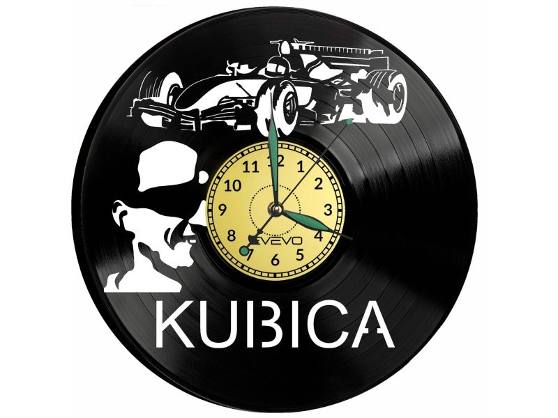 Kubica Vinyl Zegar Ścienny Płyta Winylowa Nowoczesny Dekoracyjny Na Prezent Urodziny