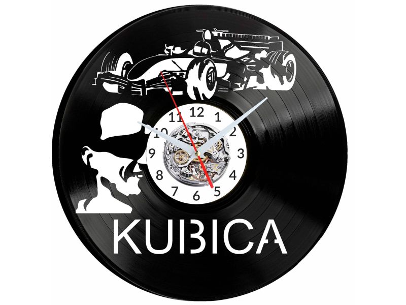 Kubica Vinyl Zegar Ścienny Płyta Winylowa Nowoczesny Dekoracyjny Na Prezent Urodziny