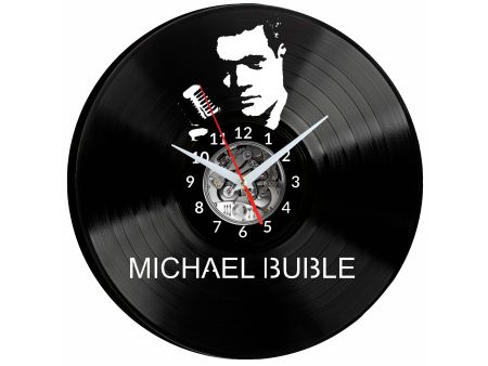 Micheal Buble Vinyl Zegar Ścienny Płyta Winylowa Nowoczesny Dekoracyjny Na Prezent Urodziny