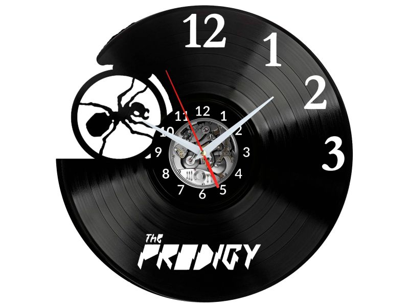 The Prodigy Vinyl Zegar Ścienny Płyta Winylowa Nowoczesny Dekoracyjny Na Prezent Urodziny