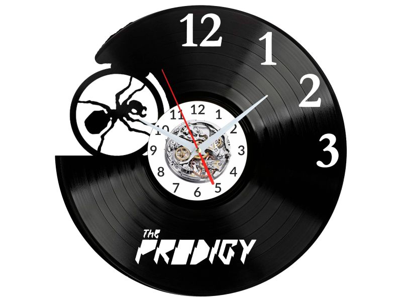 The Prodigy Vinyl Zegar Ścienny Płyta Winylowa Nowoczesny Dekoracyjny Na Prezent Urodziny