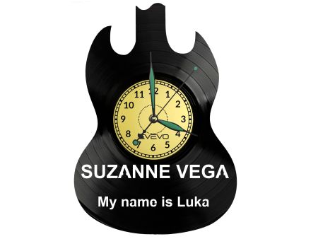 Suzanne Vega Vinyl Zegar Ścienny Płyta Winylowa Nowoczesny Dekoracyjny Na Prezent Urodziny