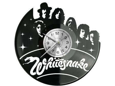 Whitesnake Vinyl Zegar Ścienny Płyta Winylowa Nowoczesny Dekoracyjny Na Prezent Urodziny