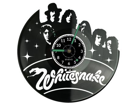 Whitesnake Vinyl Zegar Ścienny Płyta Winylowa Nowoczesny Dekoracyjny Na Prezent Urodziny