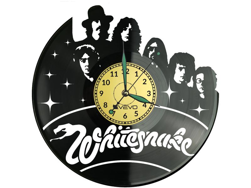 Whitesnake Vinyl Zegar Ścienny Płyta Winylowa Nowoczesny Dekoracyjny Na Prezent Urodziny