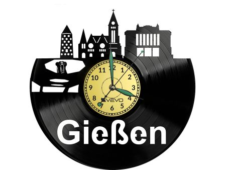 Gießen Vinyl Zegar Ścienny Płyta Winylowa Nowoczesny Dekoracyjny Na Prezent Urodziny