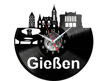 Gießen Vinyl Zegar Ścienny Płyta Winylowa Nowoczesny Dekoracyjny Na Prezent Urodziny