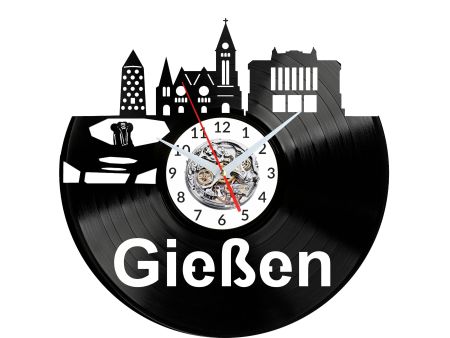 Gießen Vinyl Zegar Ścienny Płyta Winylowa Nowoczesny Dekoracyjny Na Prezent Urodziny