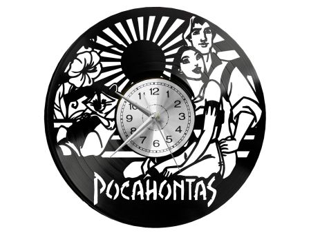 Pocahontas Vinyl Zegar Ścienny Płyta Winylowa Nowoczesny Dekoracyjny Na Prezent Urodziny