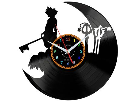 Kingdom Hearts Vinyl Zegar Ścienny Płyta Winylowa Nowoczesny Dekoracyjny Na Prezent Urodziny