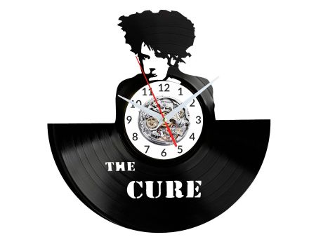 The Cure Vinyl Zegar Ścienny Płyta Winylowa Nowoczesny Dekoracyjny Na Prezent Urodziny