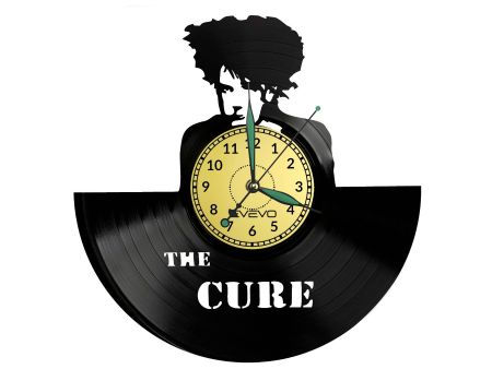 The Cure Vinyl Zegar Ścienny Płyta Winylowa Nowoczesny Dekoracyjny Na Prezent Urodziny