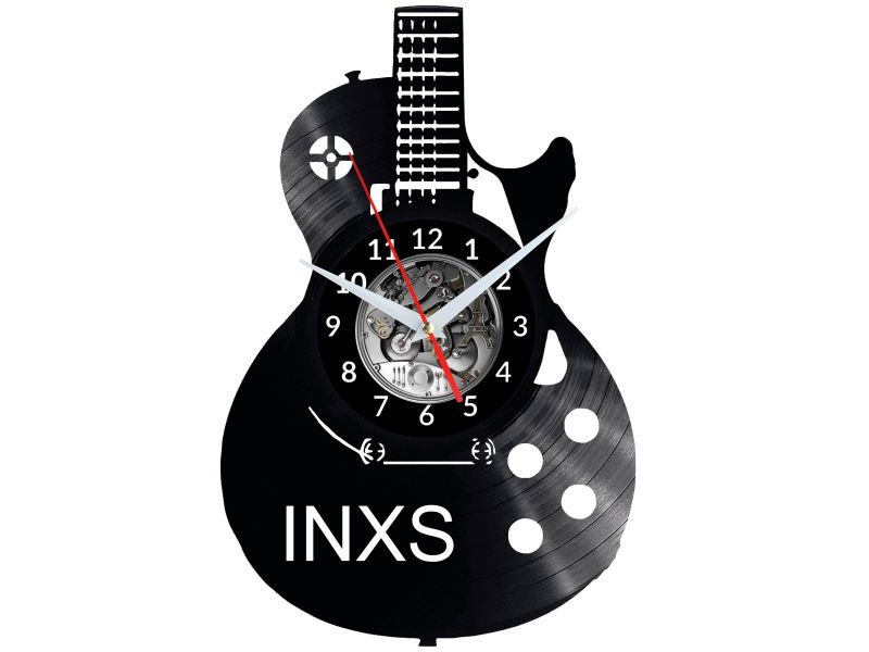 INXS Vinyl Zegar Ścienny Płyta Winylowa Nowoczesny Dekoracyjny Na Prezent Urodziny