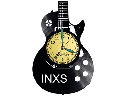 INXS Vinyl Zegar Ścienny Płyta Winylowa Nowoczesny Dekoracyjny Na Prezent Urodziny