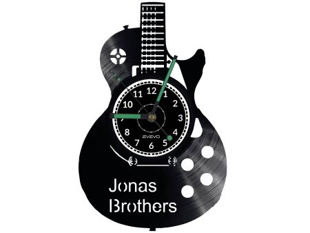 Jonas Brothers Vinyl Zegar Ścienny Płyta Winylowa Nowoczesny Dekoracyjny Na Prezent Urodziny