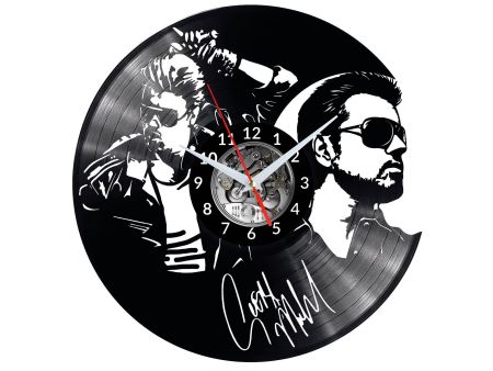 George Michael Vinyl Zegar Ścienny Płyta Winylowa Nowoczesny Dekoracyjny Na Prezent Urodziny