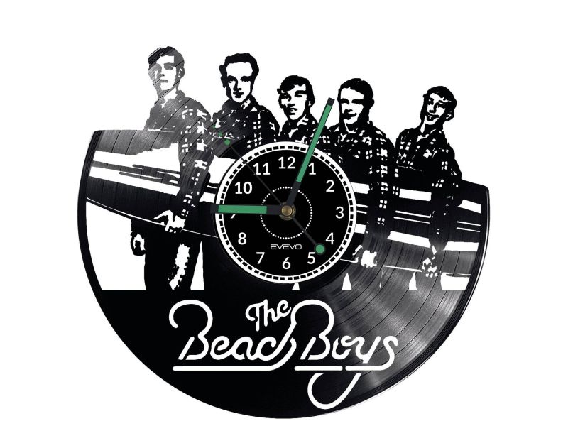 The Beach Boys Vinyl Zegar Ścienny Płyta Winylowa Nowoczesny Dekoracyjny Na Prezent Urodziny