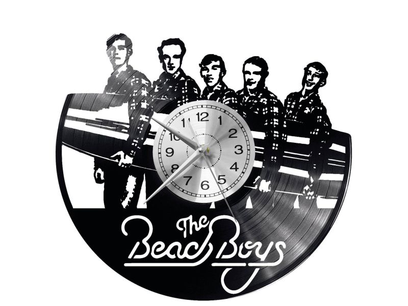 The Beach Boys Vinyl Zegar Ścienny Płyta Winylowa Nowoczesny Dekoracyjny Na Prezent Urodziny