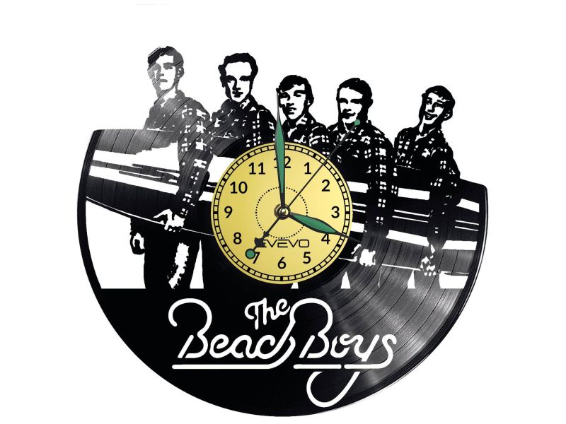 The Beach Boys Vinyl Zegar Ścienny Płyta Winylowa Nowoczesny Dekoracyjny Na Prezent Urodziny