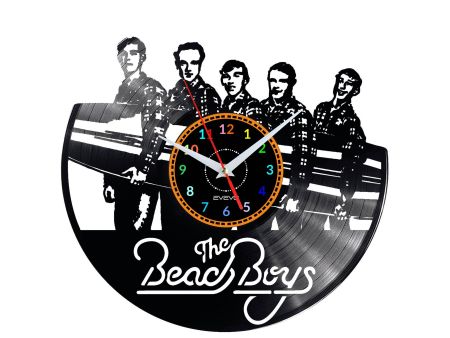 The Beach Boys Vinyl Zegar Ścienny Płyta Winylowa Nowoczesny Dekoracyjny Na Prezent Urodziny