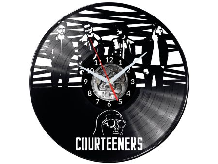 Courteeners Vinyl Zegar Ścienny Płyta Winylowa Nowoczesny Dekoracyjny Na Prezent Urodziny