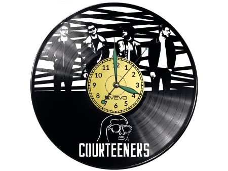 Courteeners Vinyl Zegar Ścienny Płyta Winylowa Nowoczesny Dekoracyjny Na Prezent Urodziny