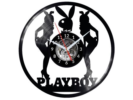 Playboy Vinyl Zegar Ścienny Płyta Winylowa Nowoczesny Dekoracyjny Na Prezent Urodziny