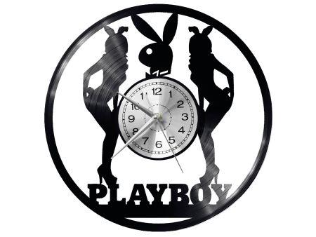 Playboy Vinyl Zegar Ścienny Płyta Winylowa Nowoczesny Dekoracyjny Na Prezent Urodziny