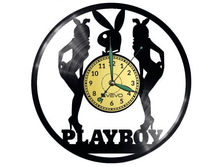 Playboy Vinyl Zegar Ścienny Płyta Winylowa Nowoczesny Dekoracyjny Na Prezent Urodziny